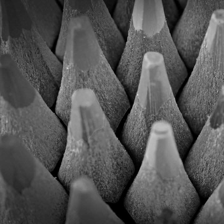 colored pencils, black-and-white, pencils, to paint, wooden pegs, crayons, pointed, different colored crayons, close up, writing accessories, drawing course, art, macro, draw